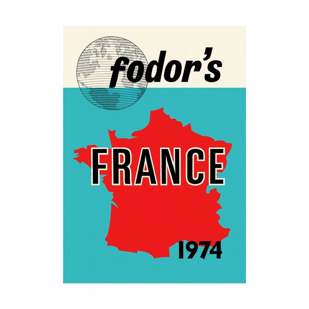Fodor's France 1974 Book HC NF Tourists Information Advice Shortcuts Fun Facts